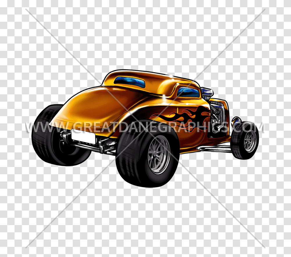 Rear View Tribal Flame Hot Rod Production Ready Artwork For T, Wheel, Machine, Tire, Car Wheel Transparent Png