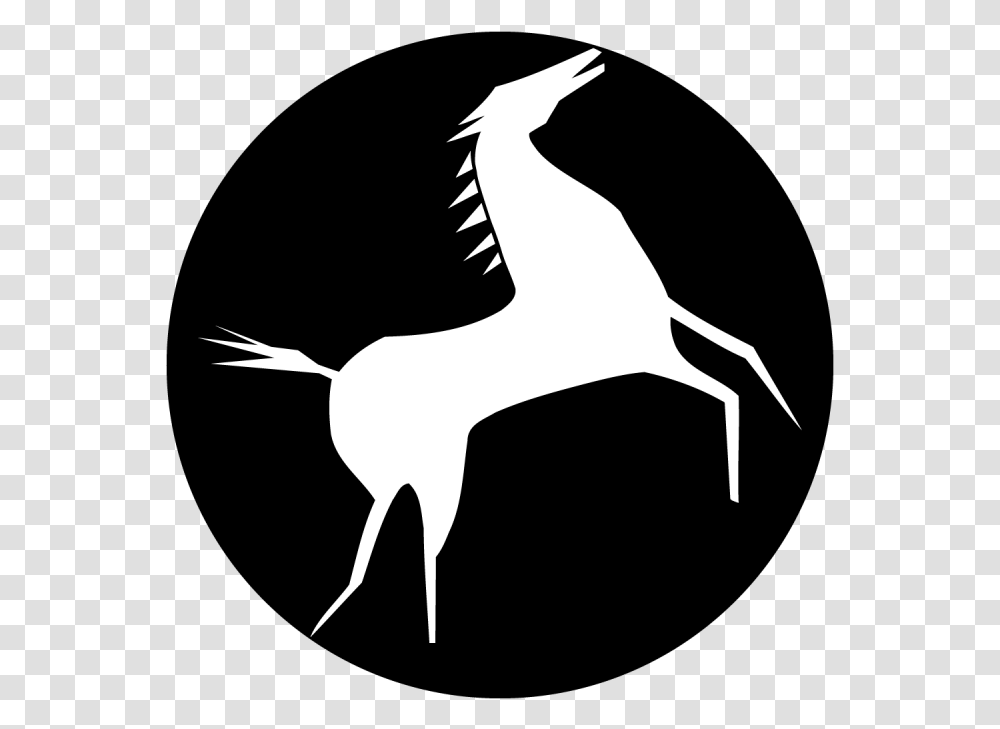 Rearing Horse Emblem, Mammal, Animal, Colt Horse, Stencil Transparent Png