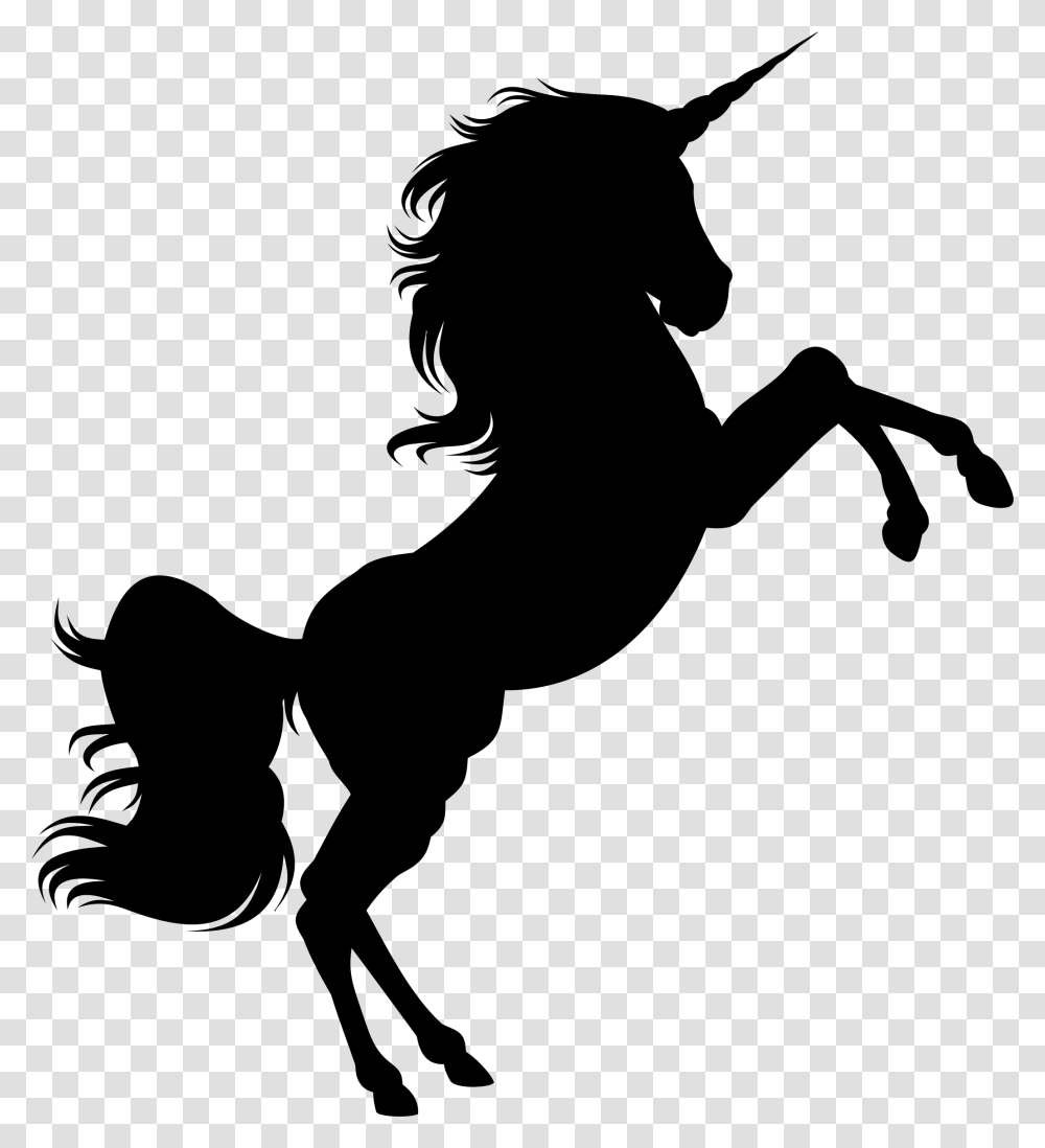 Rearing Horse Silhouette, Gray, World Of Warcraft Transparent Png