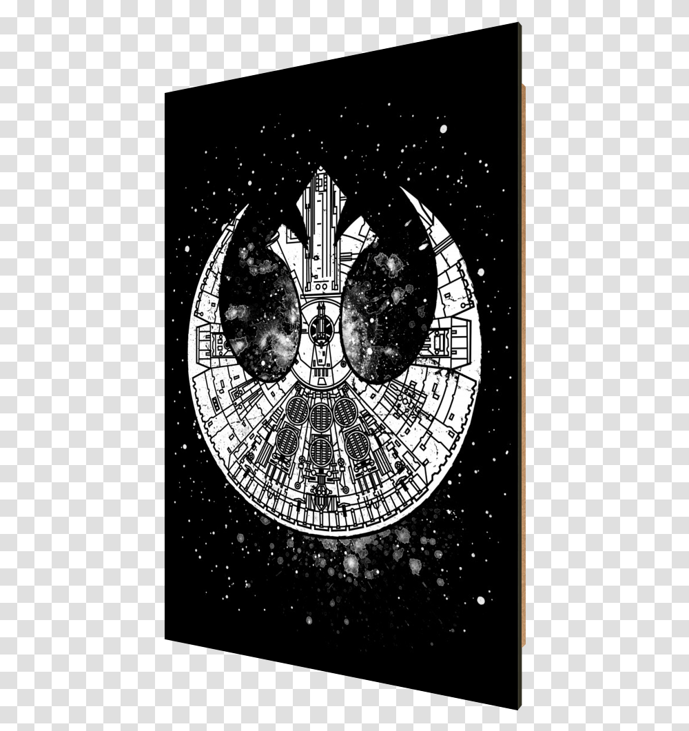 Rebel Alliance Chewbacca Han Solo Millennium Falcon Visual Arts, Plan, Plot, Diagram, Outer Space Transparent Png