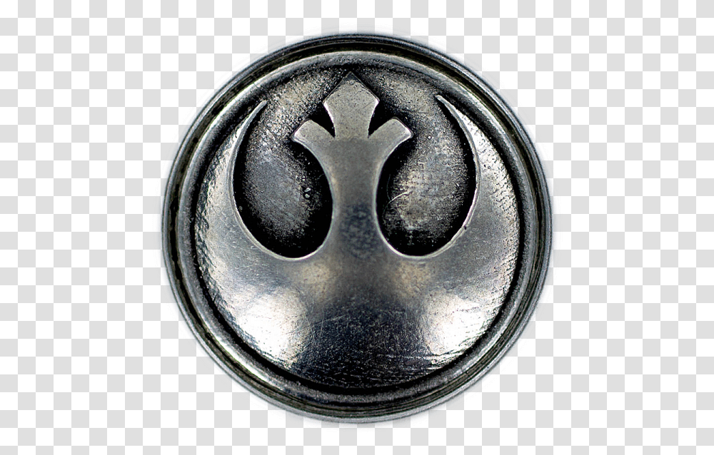 Rebel Alliance Metal Emblem Alianza Rebelde, Symbol, Logo, Trademark, Aluminium Transparent Png