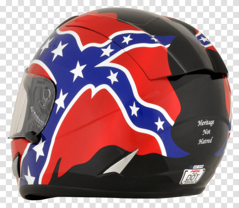 Rebel Flag Racing Helmets, Apparel, Crash Helmet Transparent Png