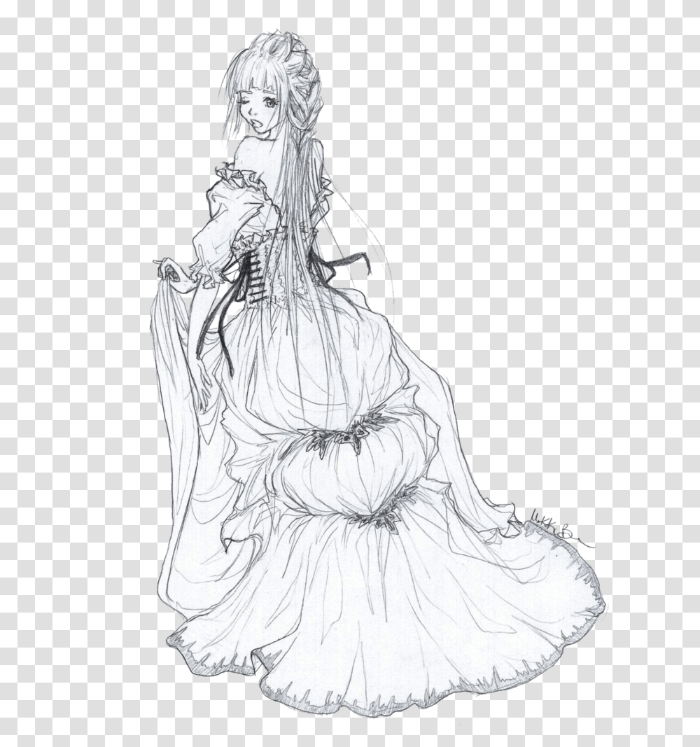 Rebellious Princess By Nikki Sketch, Person, Drawing Transparent Png