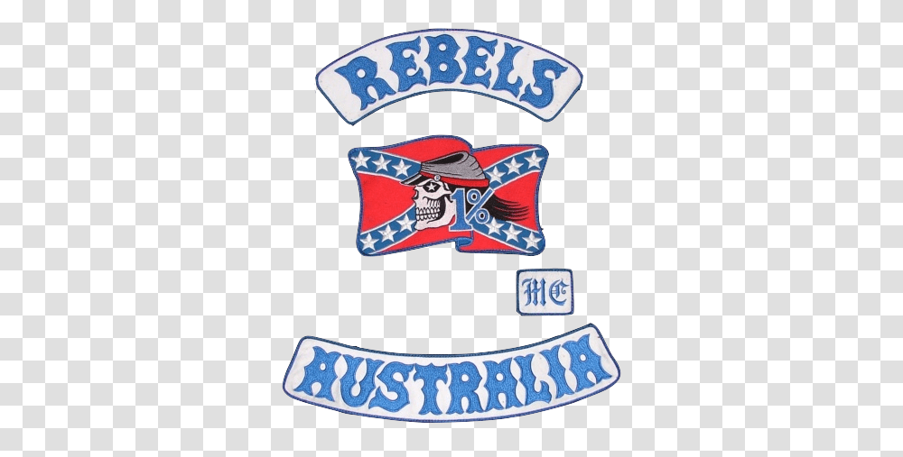 Rebels Mc Rebels Australia Logo, Label, Text, Symbol, Trademark Transparent Png