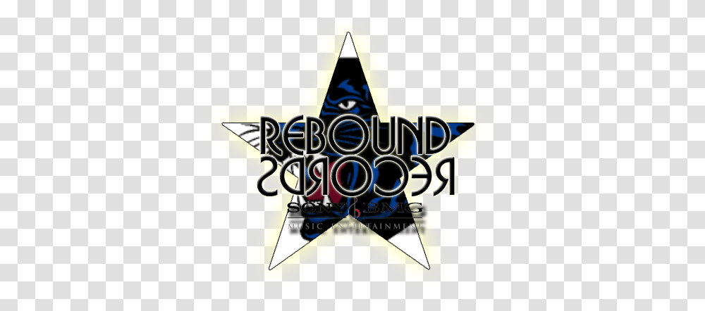 Rebound Records Sony Music Entertainment Bmg Los Santos Dot, Symbol, Star Symbol, Logo, Trademark Transparent Png