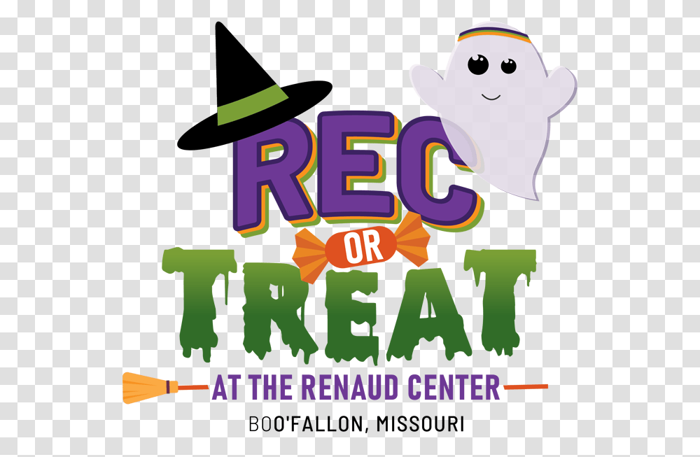 Rec Or Treat Event Logo, Poster Transparent Png
