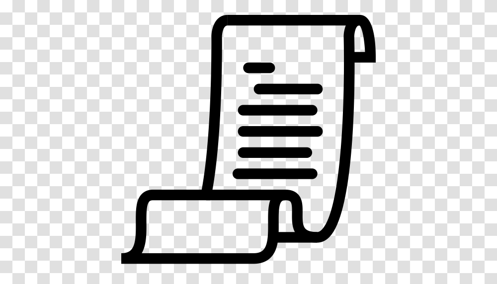 Receipt Shopping Streamline Icon, Gray, World Of Warcraft Transparent Png