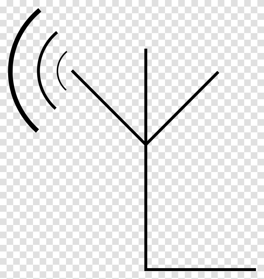 Receiving Antenna Symbol Clip Arts Receiver Antenna Symbol, Gray, World Of Warcraft Transparent Png