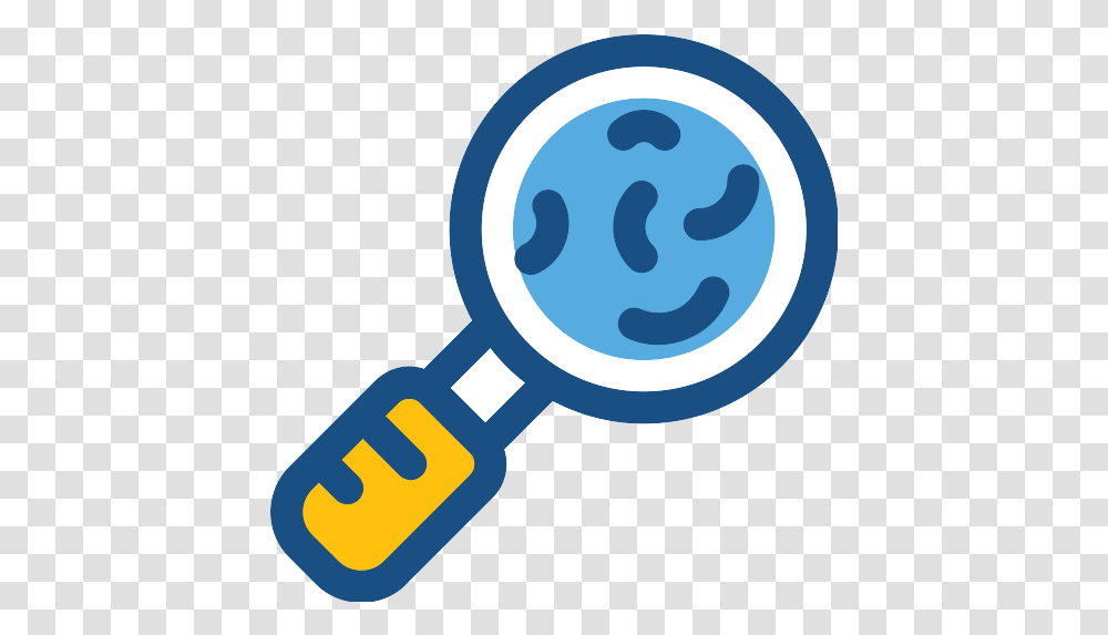 Recent Germs Icons And Graphics Circle, Magnifying, Text Transparent Png