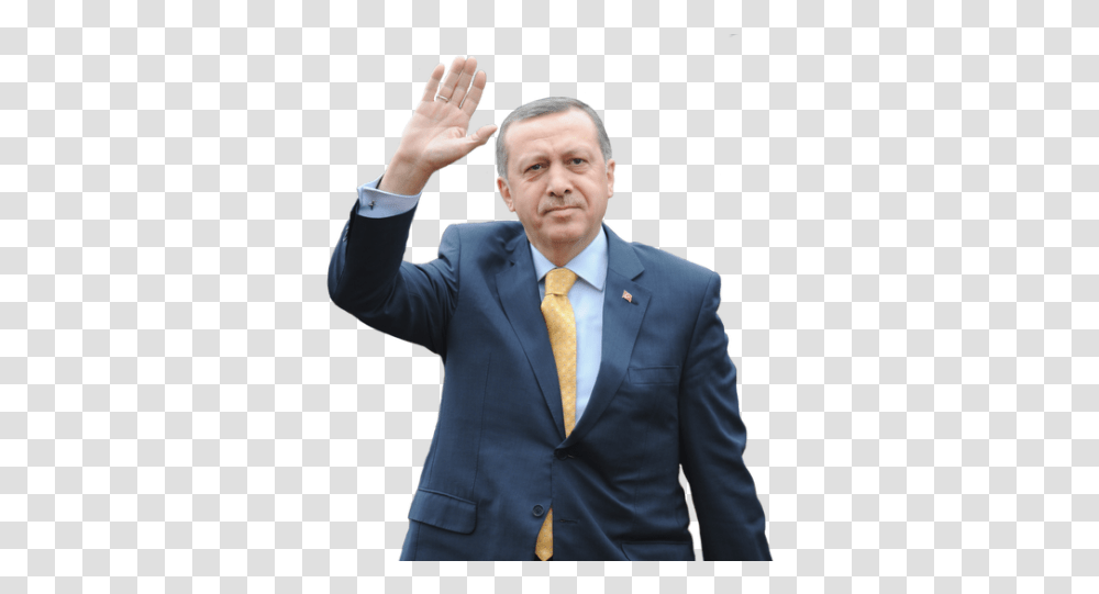 Recep Tayyip Erdoan Salute People Photo 46 Free Recep Erdogan Beans, Tie, Person, Clothing, Suit Transparent Png