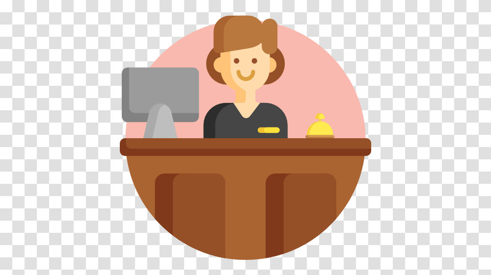 Receptionist Receptionist Icon, Judge, Bowl, Crowd, Worker Transparent Png