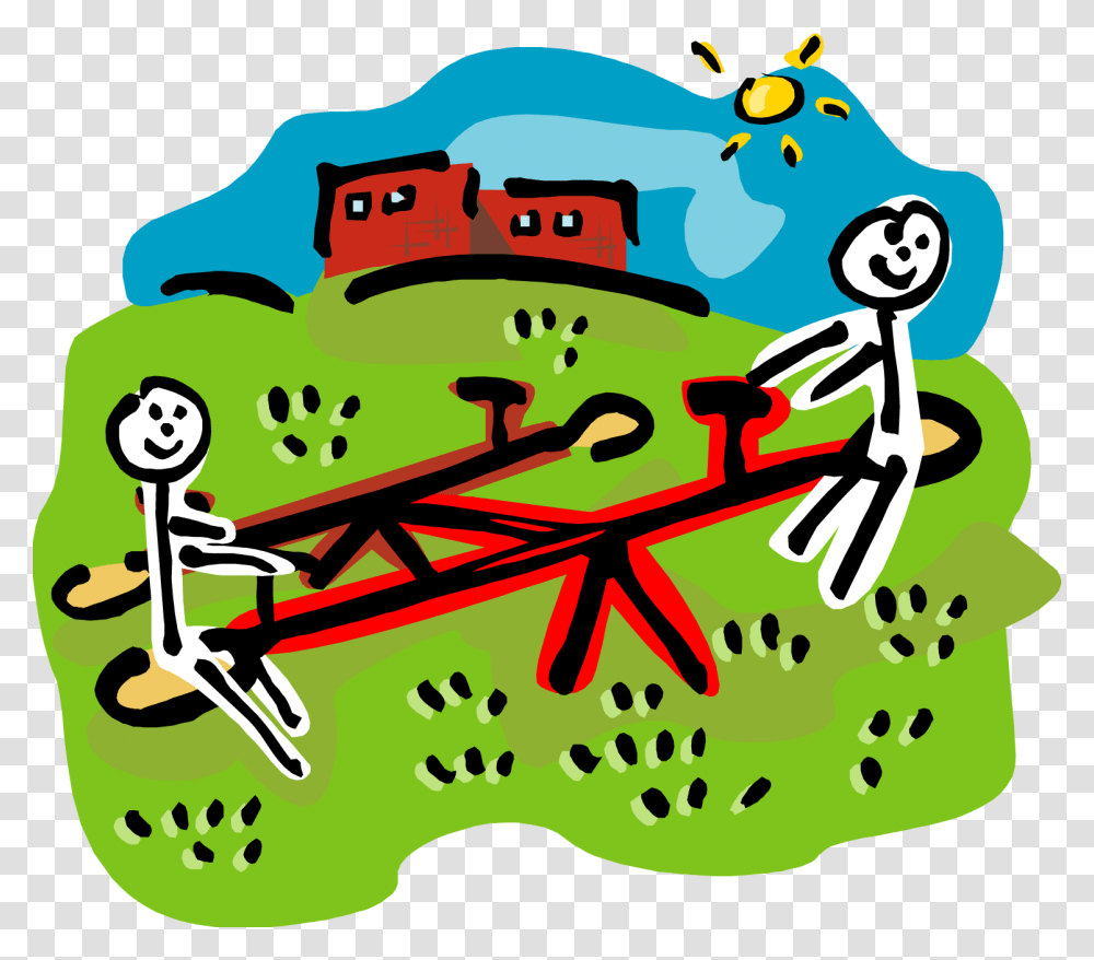 Recess Seesaw Play Clip Art, Toy, Drawing, Doodle Transparent Png