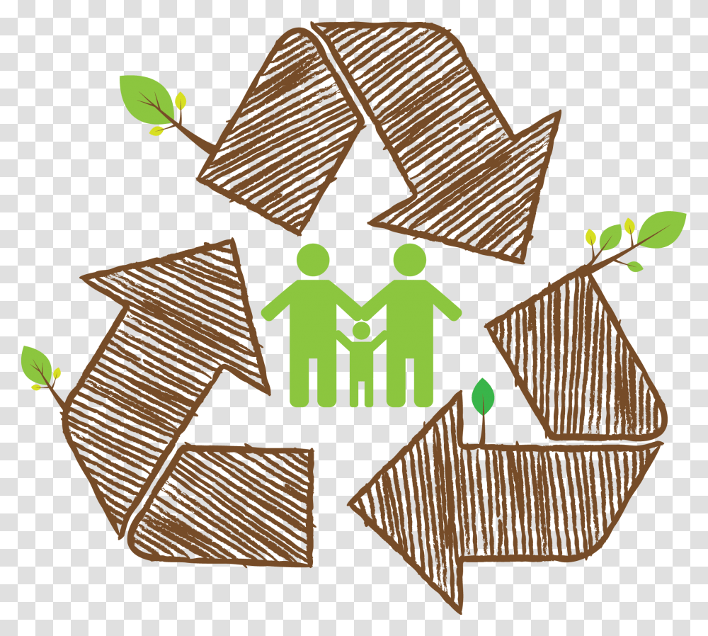 Recicla Thank You Recycling, Recycling Symbol, Crib, Furniture Transparent Png