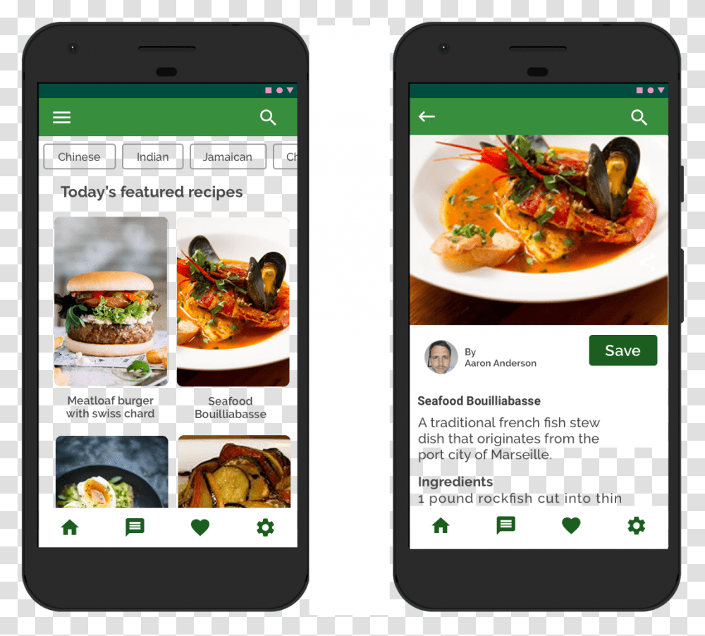 Recipe App Inspired By Design Ui Ux Design Azbuka Vkusa Mobilnoe Prilozhenie, Burger, Food, Lobster Transparent Png