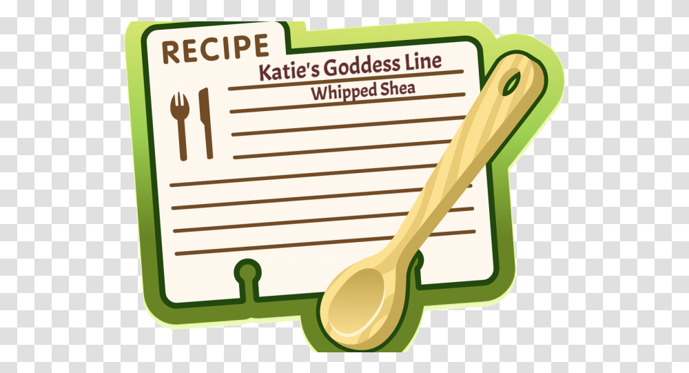 Recipe Clipart Recipe, Cutlery, Spoon, Wooden Spoon, Scissors Transparent Png