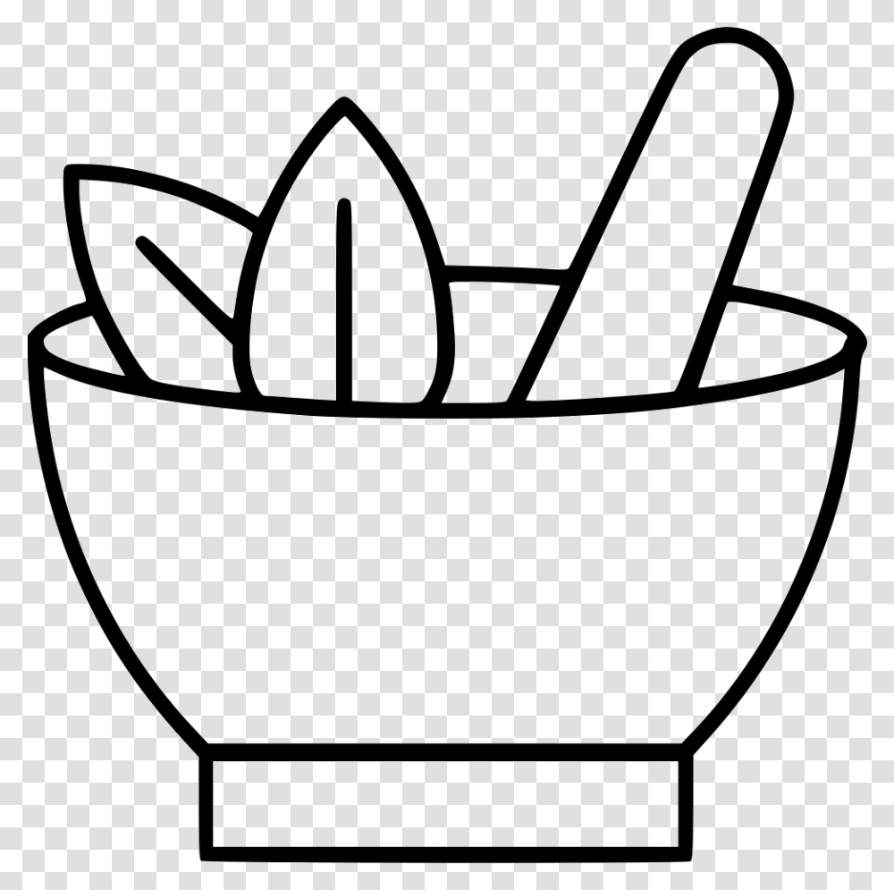 Recipe Coloring Picture Of Mortar, Bowl, Chair, Furniture Transparent Png