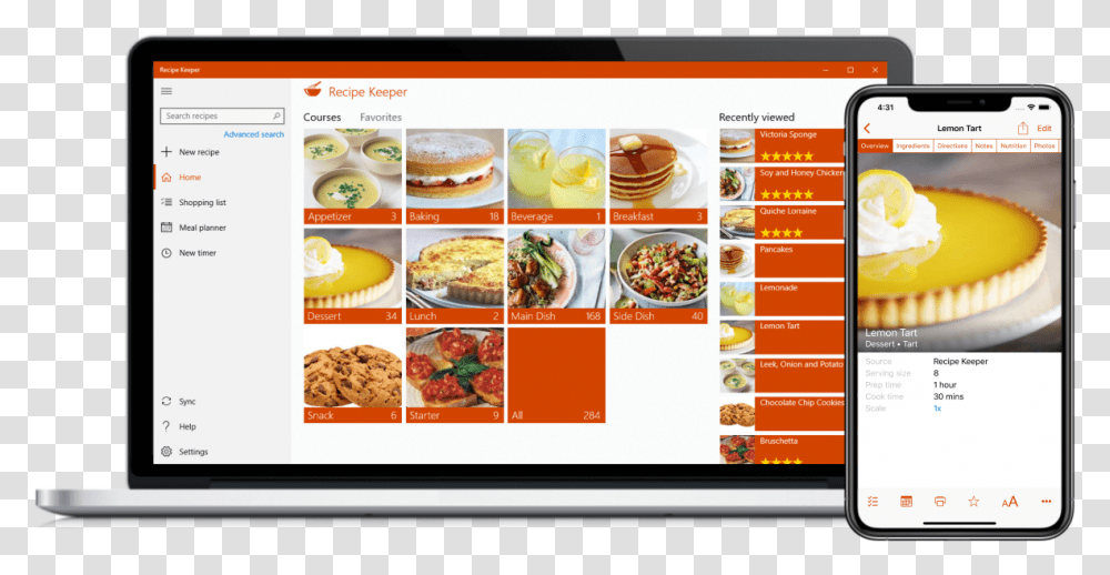 Recipe Keeper App For Iphone Ipad Android Windows And Mac Recipe Keeper App, Text, Menu, Burger, Food Transparent Png