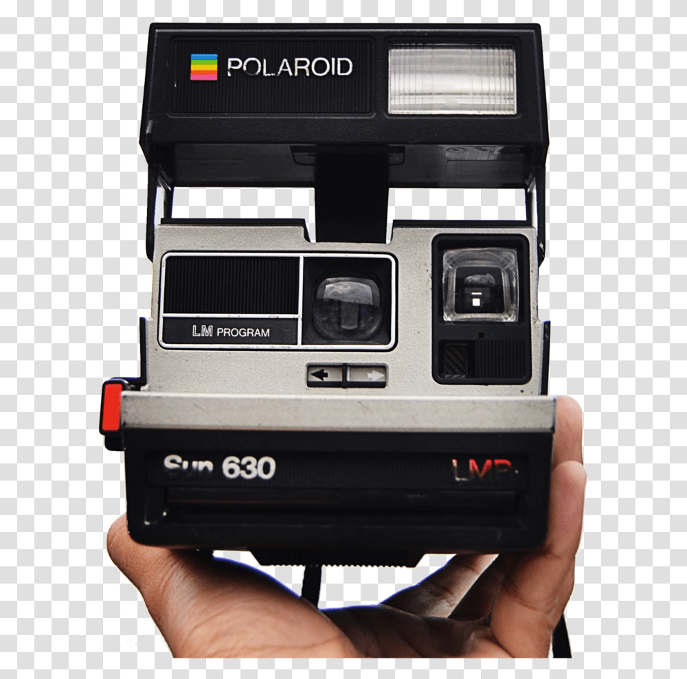 Recito Prasida Ofuxjt4essi Unsplash Polaroid Camera Vintage, Electronics, Person, Human, Digital Camera Transparent Png