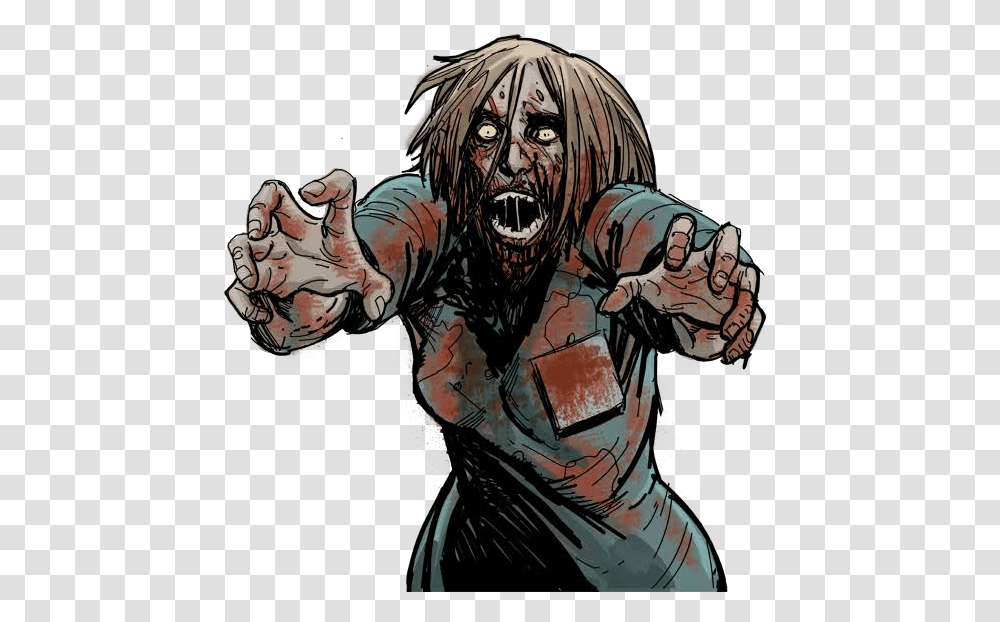 Reckoning Patty Walker Walking Dead Zombie, Hand, Person, Human, Fist Transparent Png