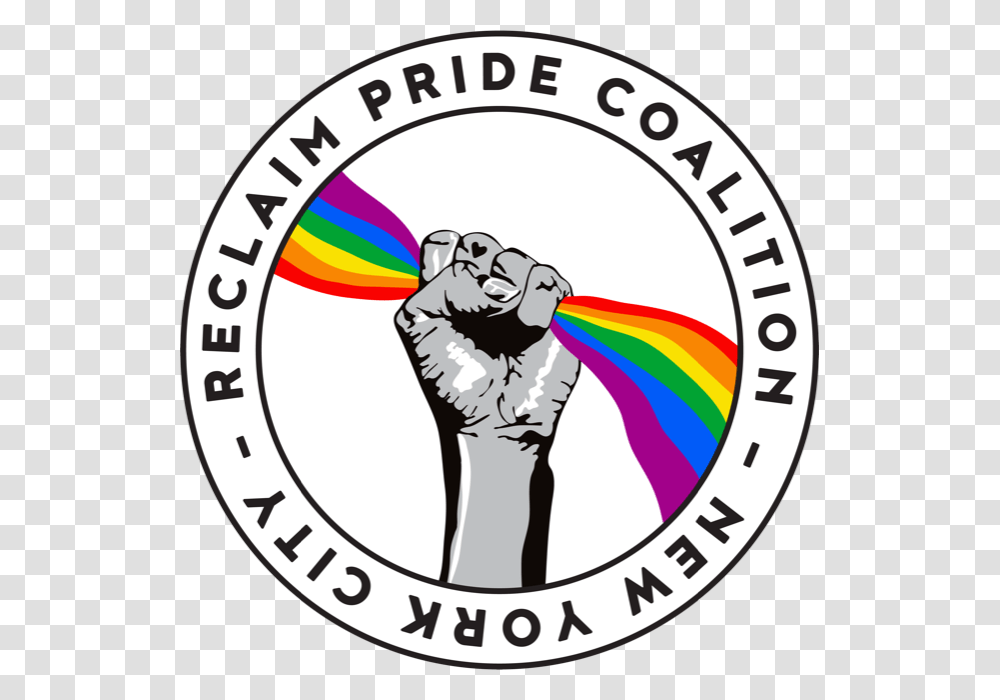 Reclaim Pride Coalition Nyc Medium, Logo, Trademark, Label Transparent Png