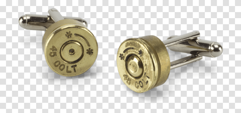 Reclaimed Bullet Shell Cufflinks Solid, Weapon, Weaponry, Ammunition, Lock Transparent Png