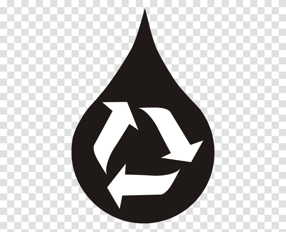 Reclaimed Water Computer Icons Recycling Symbol, Stencil, Sign Transparent Png
