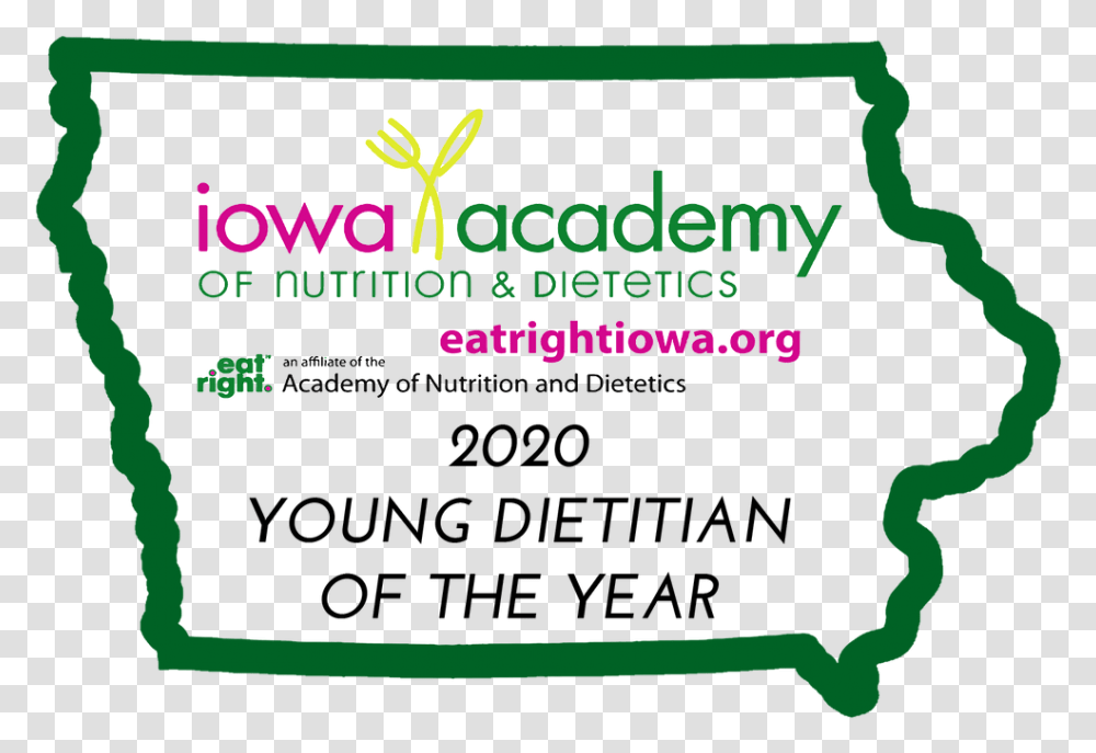 Recognized Young Dietitian Of The Year Award Academy Of Nutrition And Dietetics, Text, Label, Plant, Word Transparent Png