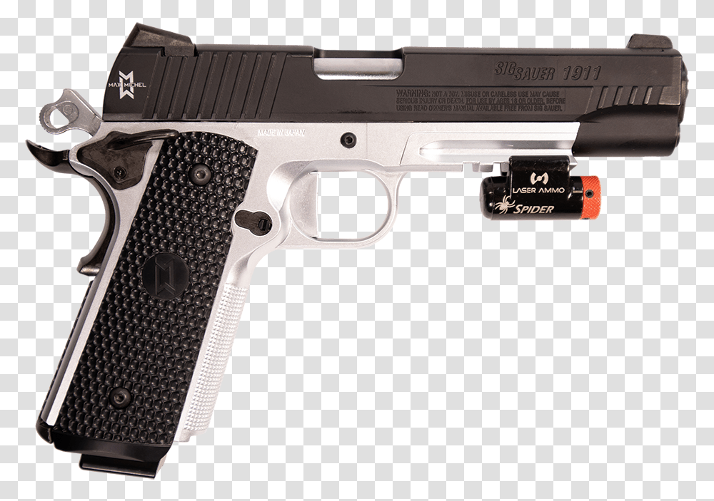 Recoil Enabled Training Pistol Sig Sauer 1911Title Nmet Pisztoly, Gun, Weapon, Weaponry, Handgun Transparent Png