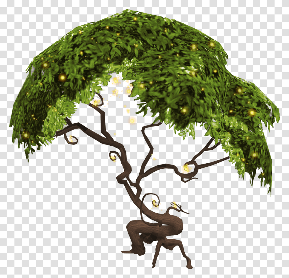 Recolour Magic Trees With Their Old Colour Scheme Runescape Magic Tree, Ornament, Plant, Fractal, Pattern Transparent Png
