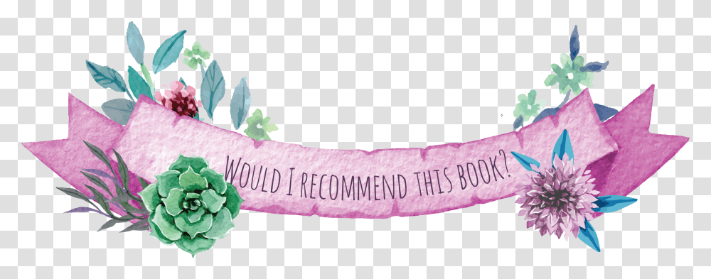 Recommend Book Purple Banner Would I Recommend This Book, Plant, Sash Transparent Png