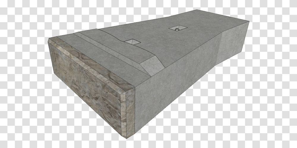 Recon Full Base Block Storage Chest, Furniture, Box, Concrete, Tabletop Transparent Png