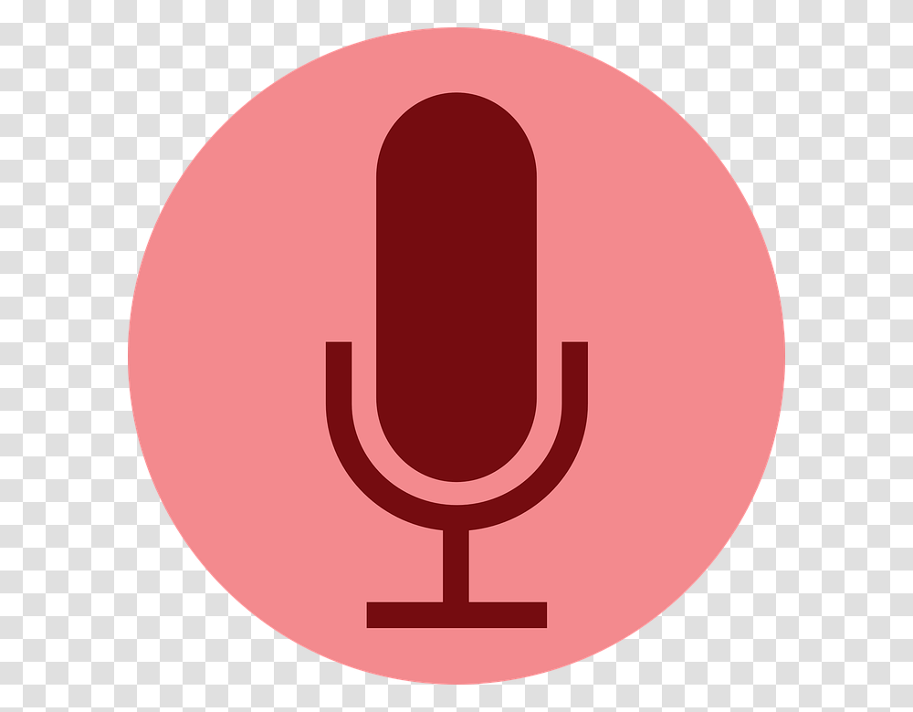 Record Button Microphone Svg Clip Arts Microphone Button Red, Logo, Trademark Transparent Png