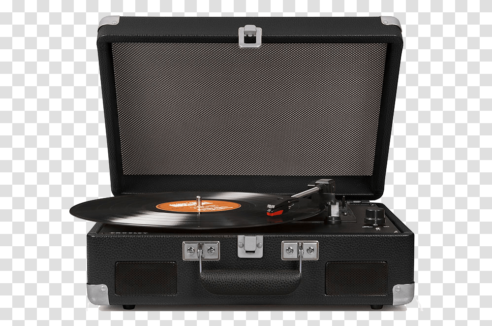 Record Player Crosley Cruiser Ii Portable Battery Powered Turntable, Electronics, Monitor, Screen, Display Transparent Png