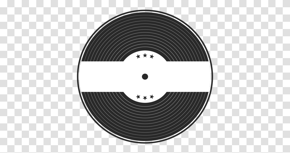 Record Star Vinyl Silhouette & Svg Vector File Circle, Lamp, Disk, Text, Tape Transparent Png