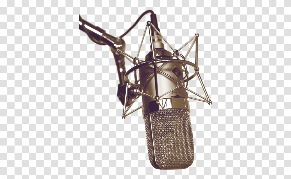 Recording Studio Mic Music Studio Hd, Bow, Electrical Device, Microphone Transparent Png