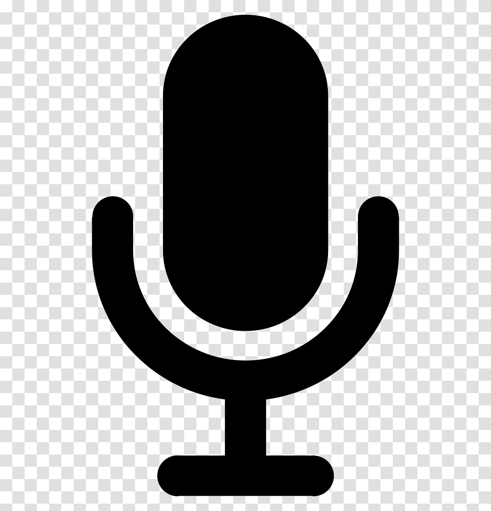 Recording Symbol Free Radio Microphone Icon, Horseshoe, Logo, Trademark, Lamp Transparent Png