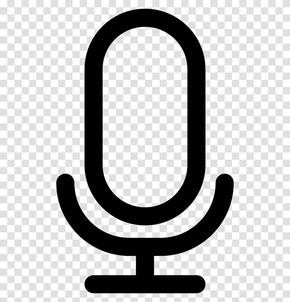 Recording Symbol Iphone Microphone Icon, Label, Alphabet, Stencil Transparent Png