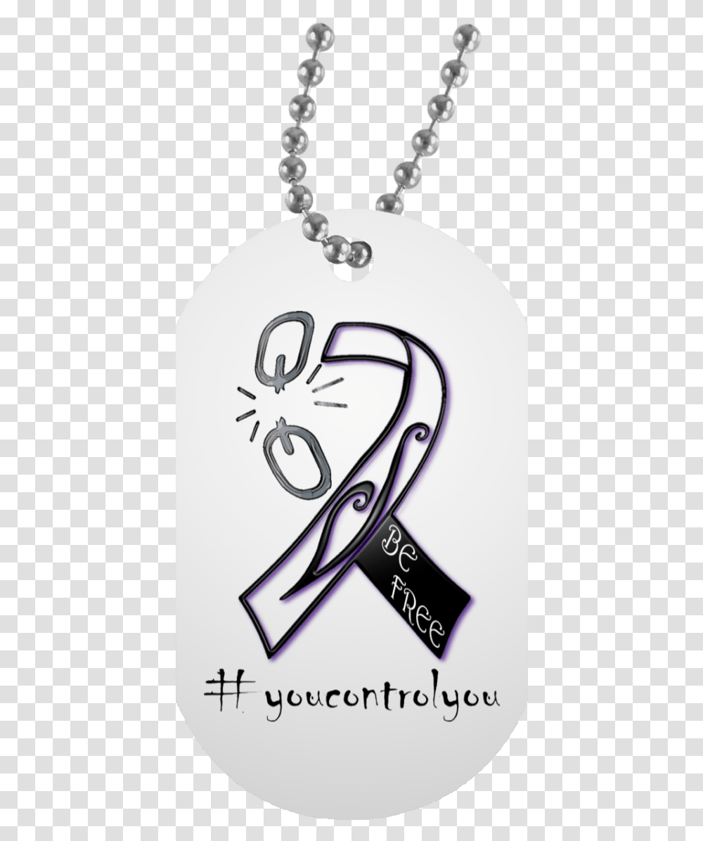 Recovery Ribbon Dog Tag Addiction Recovery Ribbon Tattoo, Number, Scissors Transparent Png