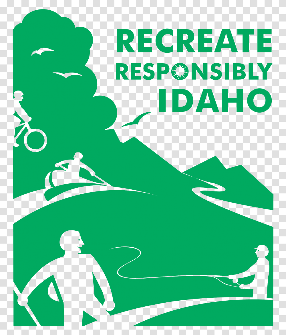 Recreate Idaho, Person, Poster, Advertisement, Bicycle Transparent Png