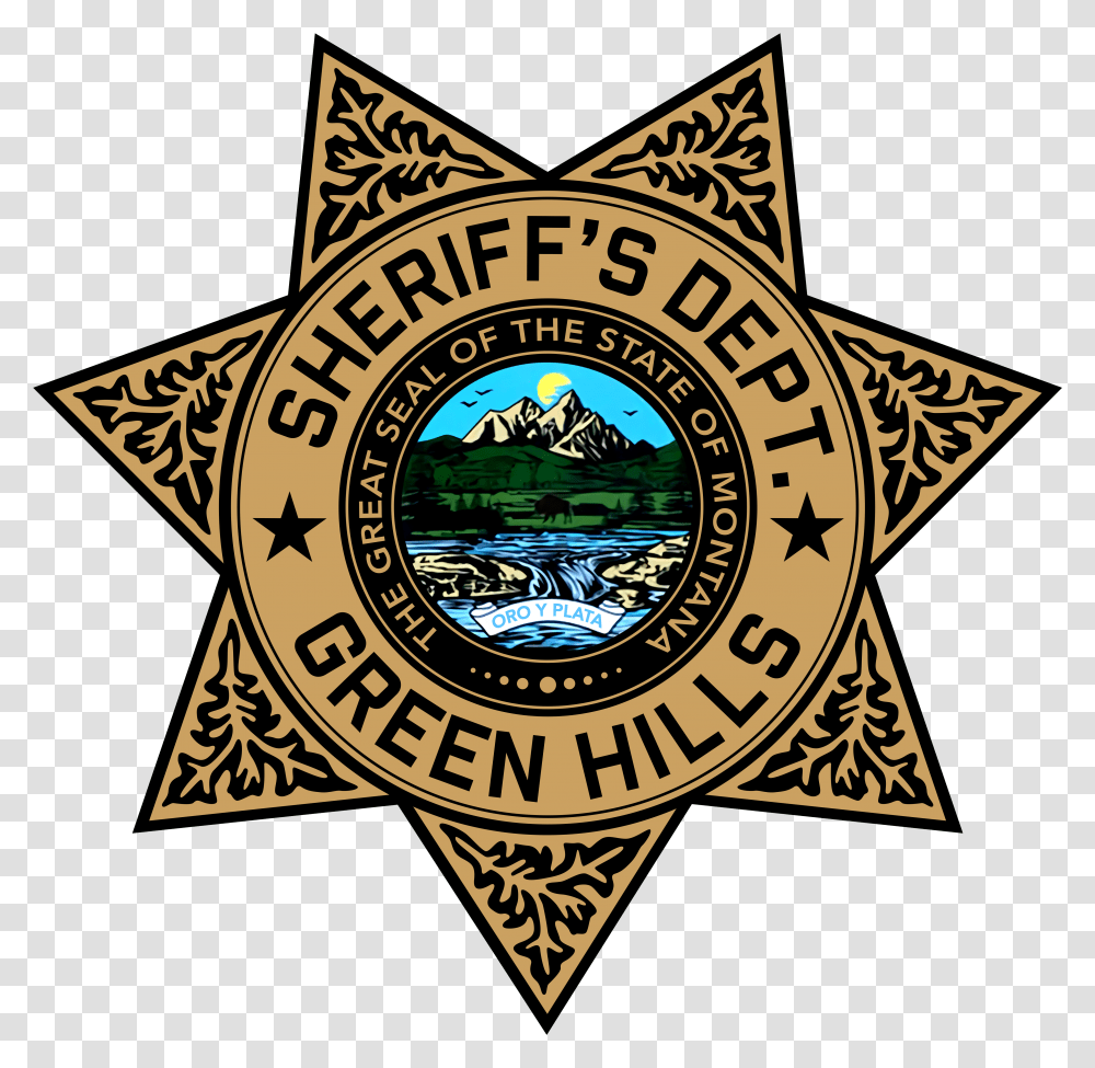 Recreated The Logo Of Sheriff Department In Ladysmith's California State University Police Logo, Symbol, Trademark Transparent Png