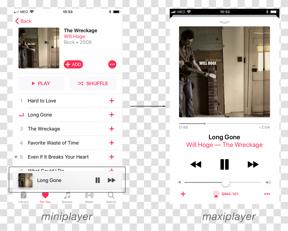 Recreating The Apple Music Now Playing Transition Screenshot, Person, Text, Number, Symbol Transparent Png