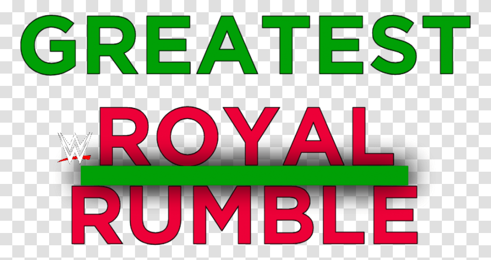 Recreation Of The Greatest Royal Rumble Logo, Word, Alphabet Transparent Png