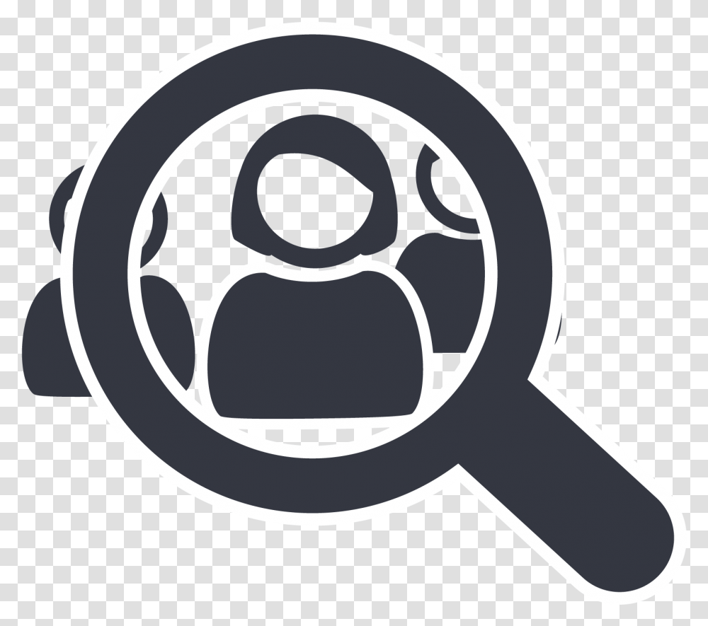 Recruiters Tips Icon Circle, Magnifying Transparent Png