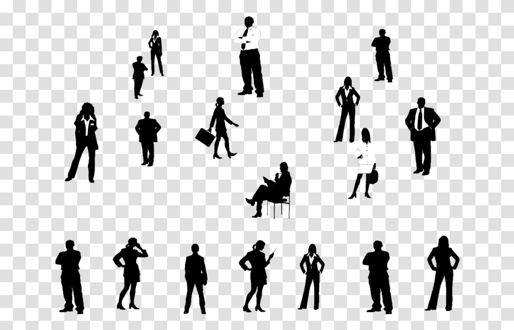 Recruitment Silhouette, Person, Crowd, People, Architecture Transparent Png
