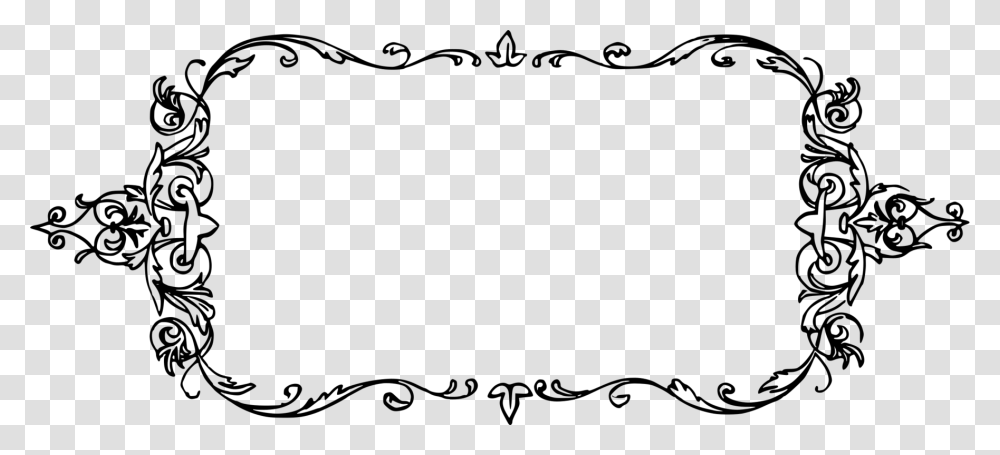 Rectangle Black And White Frame, Gray, World Of Warcraft Transparent Png