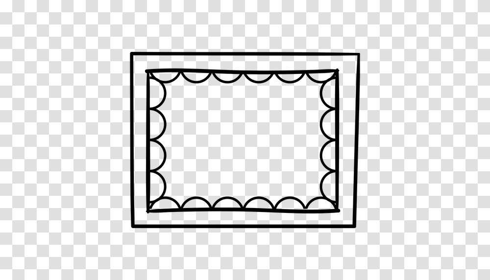 Rectangle Picture Frame Doodle, Gray, World Of Warcraft Transparent Png