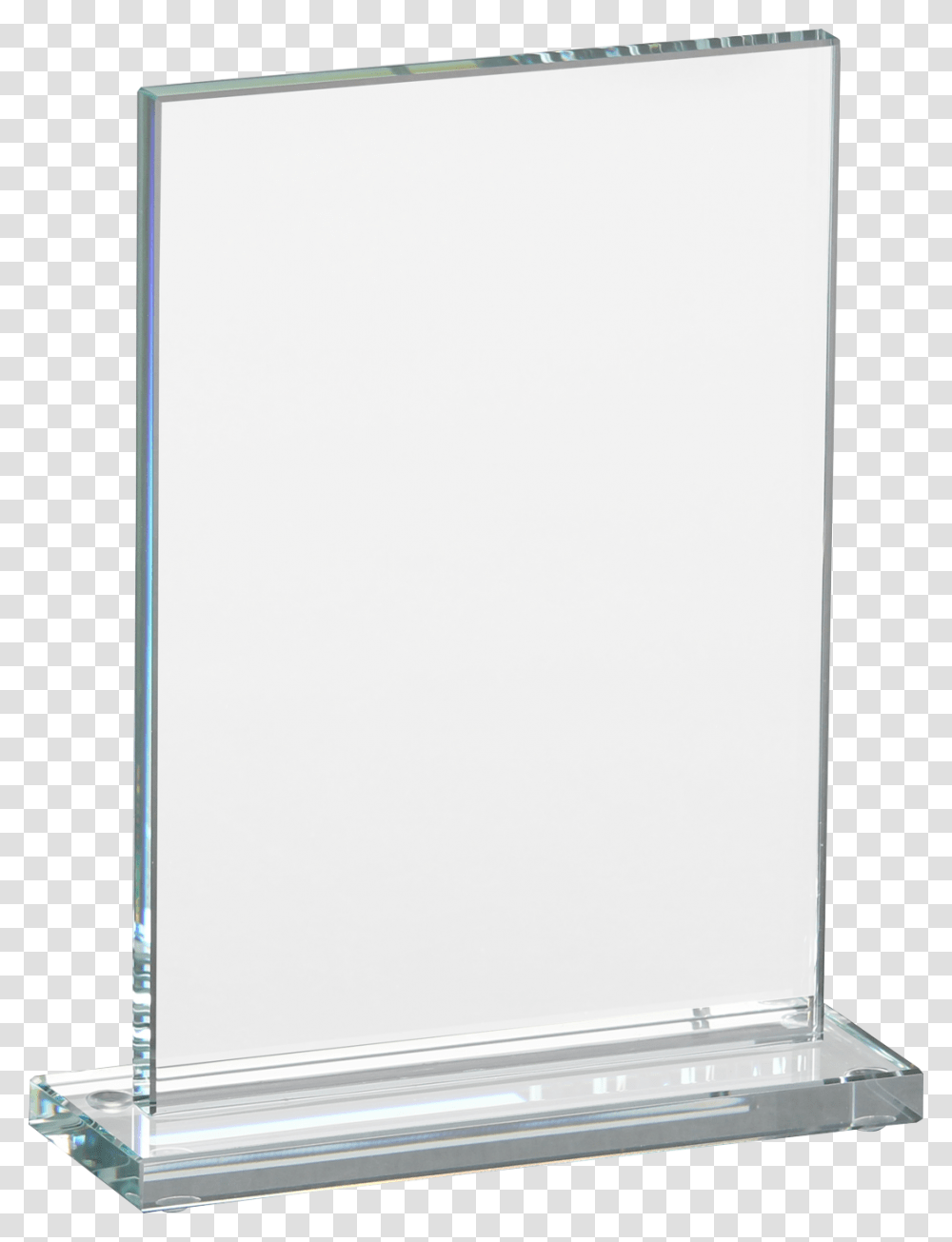 Rectangle Radiant Glass Medium Projection Screen, White Board Transparent Png