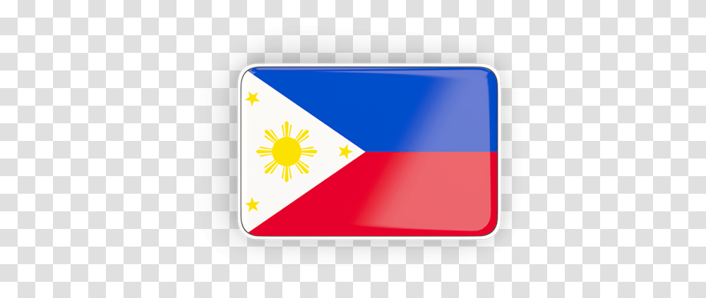 Rectangular Icon With Frame Philippine Flag Icon Rectangle, Credit Card, Label, Flower Transparent Png