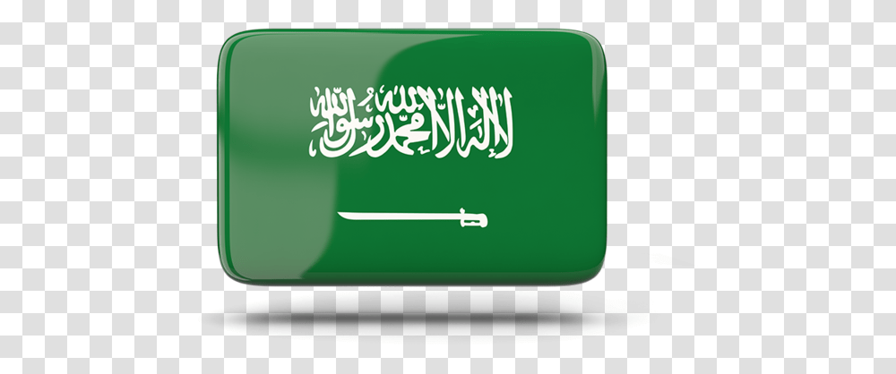 Rectangular Icon With Shadow Flag Saudi Arabia Map, Label, First Aid, Word Transparent Png