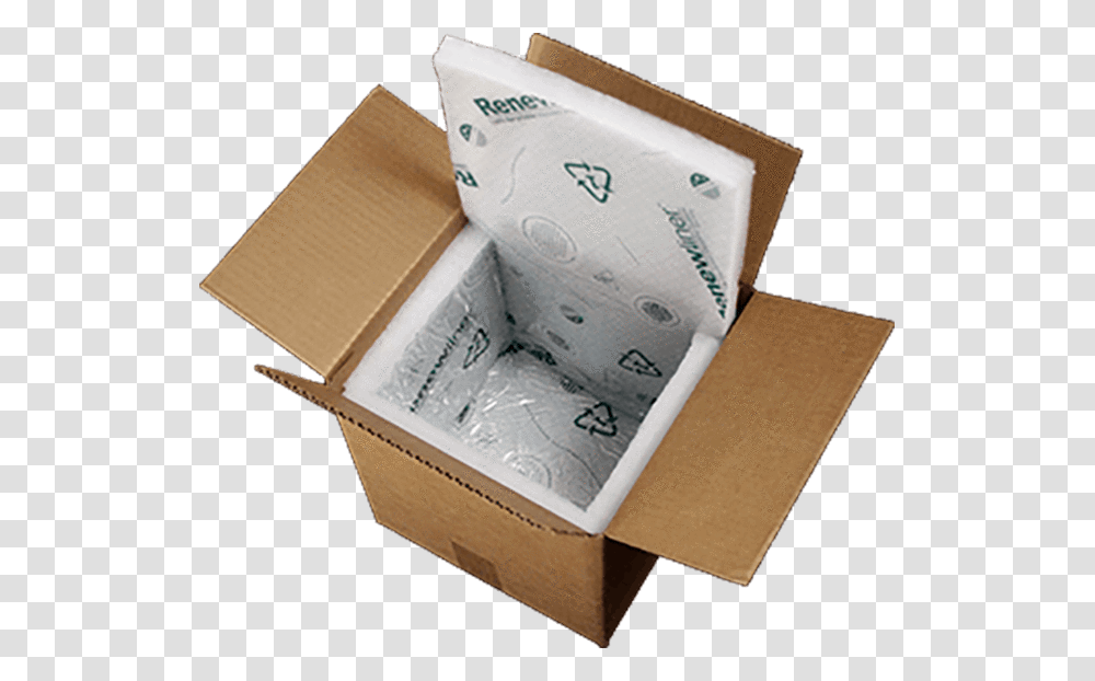Recyclable Insulated Shipping Boxes, Cardboard, Carton Transparent Png